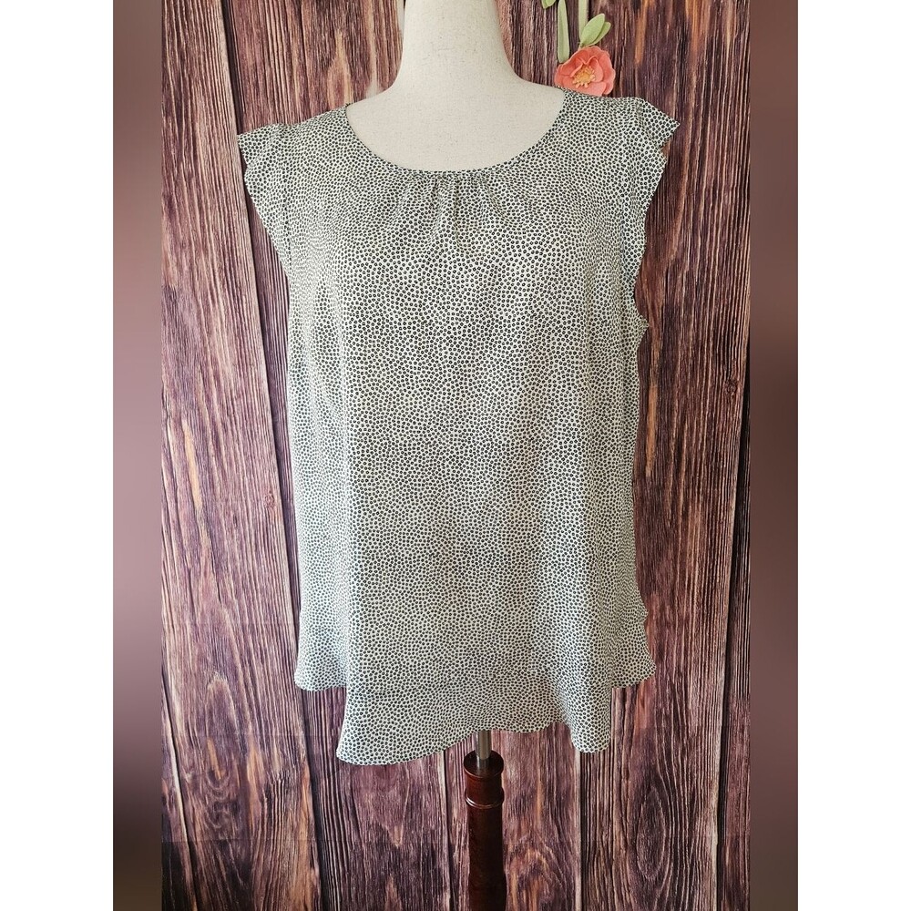 Loft Flutter Cap Sleeve Blouse Plus Size 20W